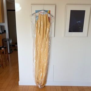 Reformation Jeany Silk Dress in color Sunshine